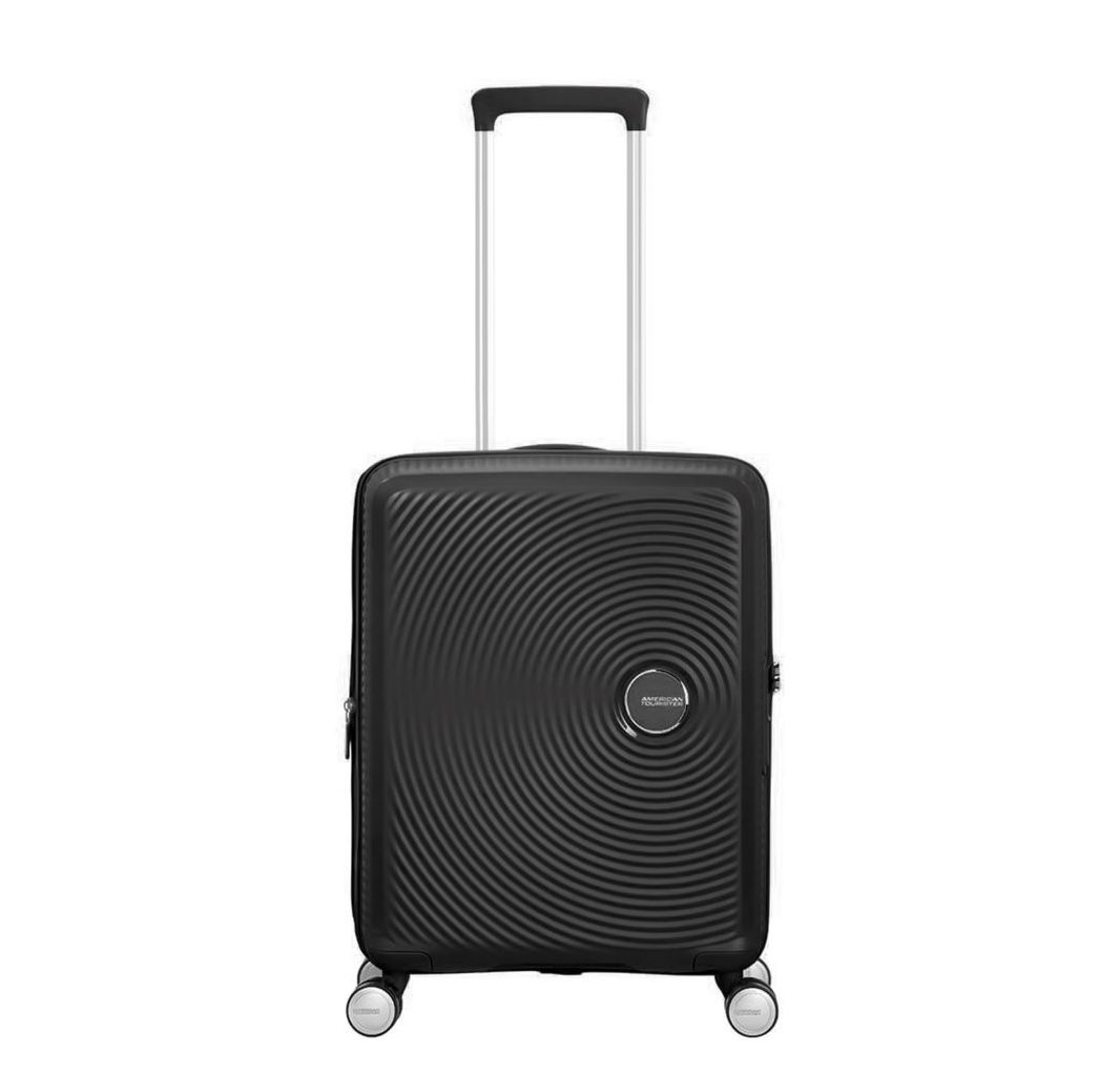American Tourister Soundbox Expandable Spinner 55cm Bass Black