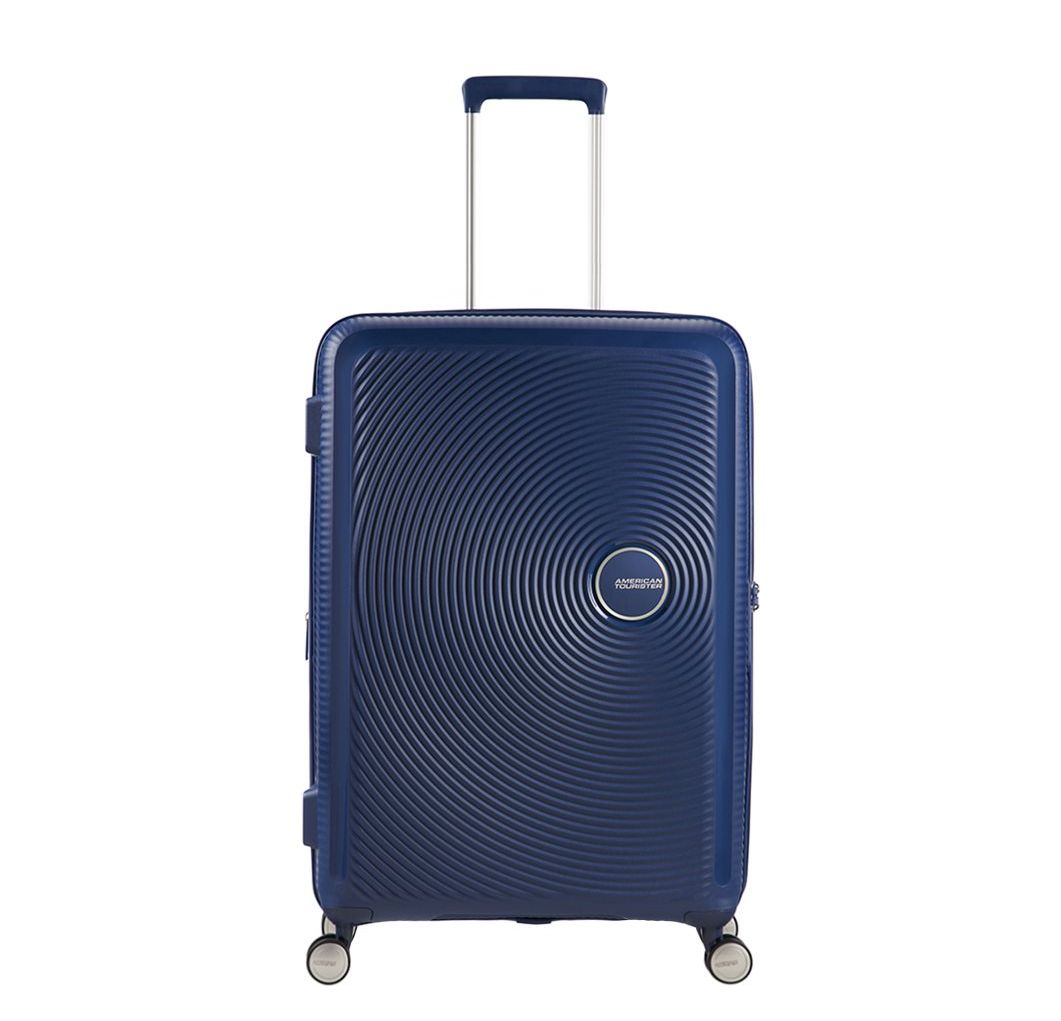 American Tourister Soundbox Expandable Spinner 67cm Midnight Navy