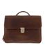 Plevier Vintage Oxford Laptoptas 3 vaks 15.6" donkerbruin