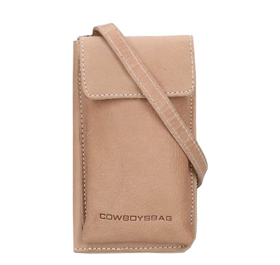 Cowboysbag Garston portemonnee beige en bruin