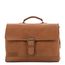 Plevier Quartz Volnerf 3-vaks Laptoptas 15.6" cognac