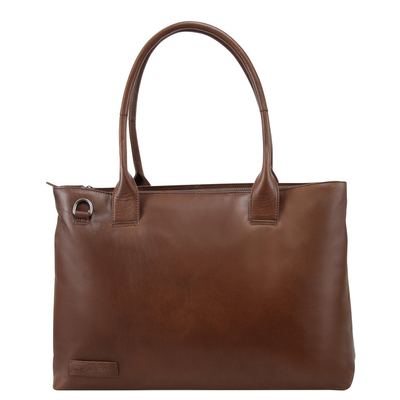 Plevier Amber Damestasche Doppelfach 15.6'' braun