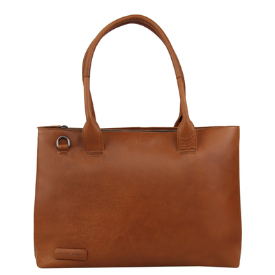 Plevier Amber Damentasche Doppelfach 15.6'' cognac