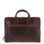 Plevier Vintage London Laptoptas 2 vaks 15.6" dark brown