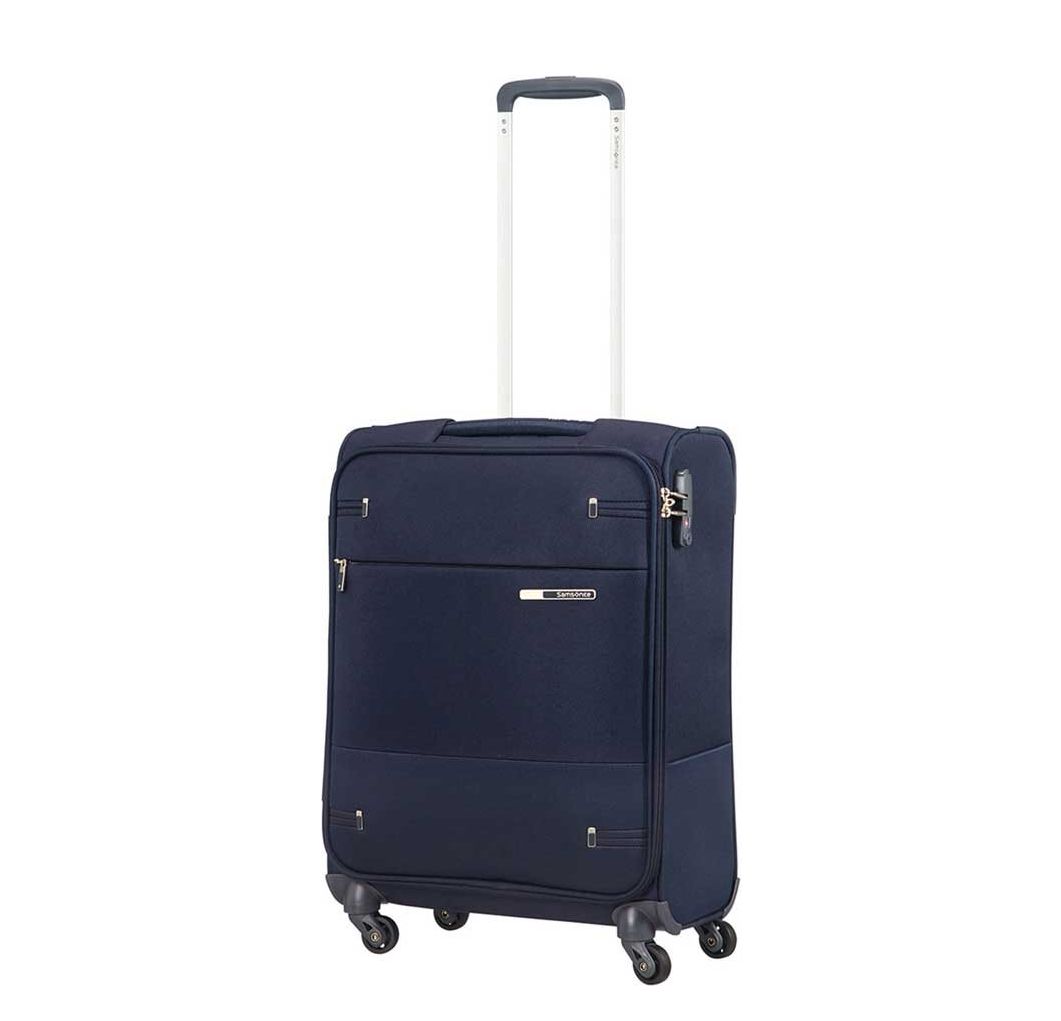Samsonite trolley Base Boost Spinner 55 cm. donkerblauw