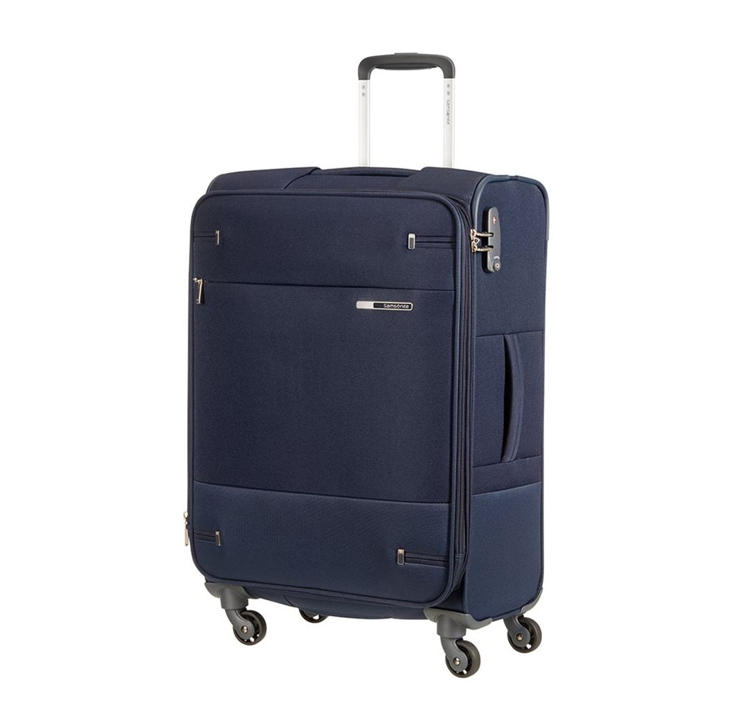 Samsonite Base Boost Expandable Spinner 66cm Navy Blue