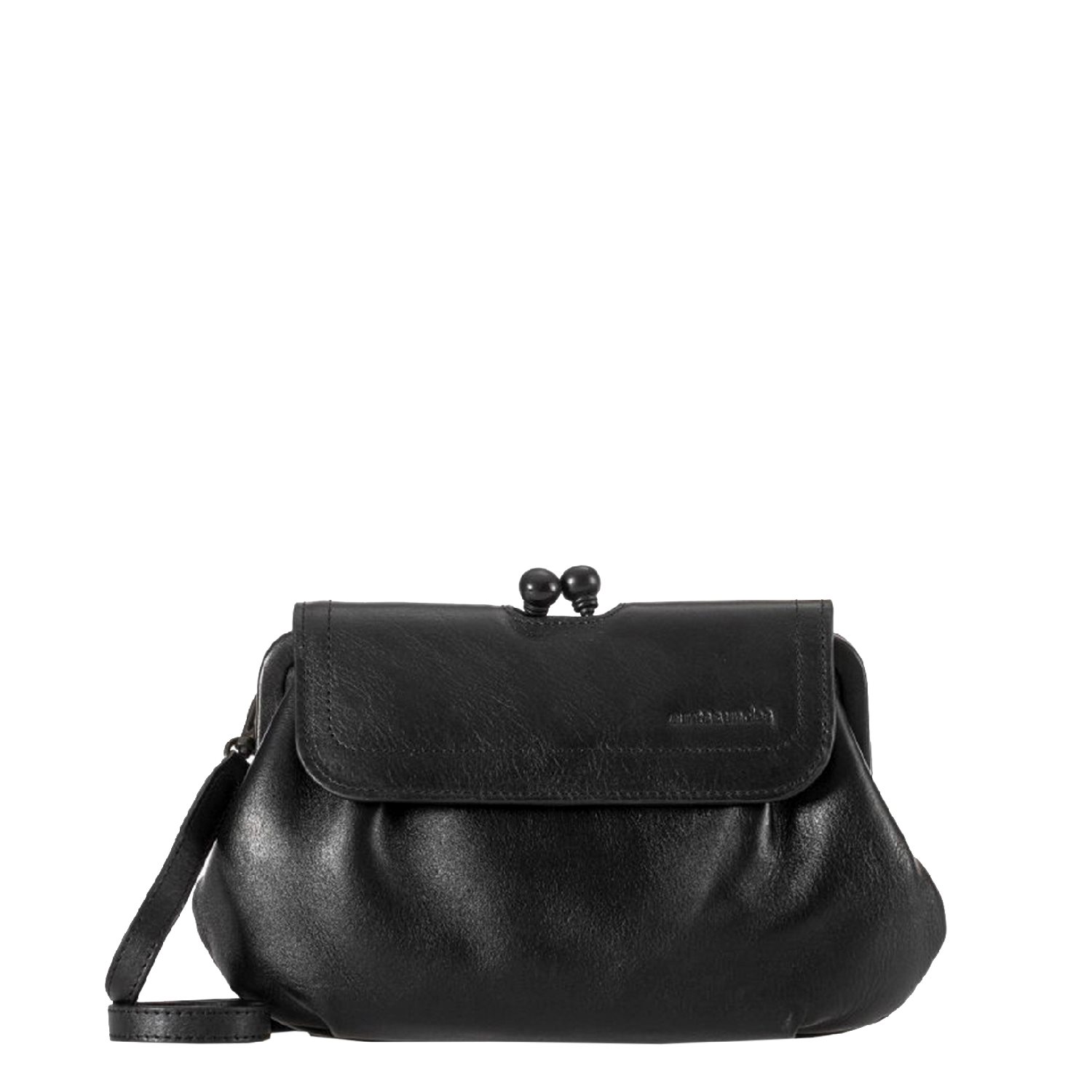 Aunts & Uncles Mrs. Whoopie Pie Shoulderbag / Clutch black smoke damestas