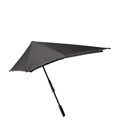 Senz Large Stick Sturmschirm black reflective