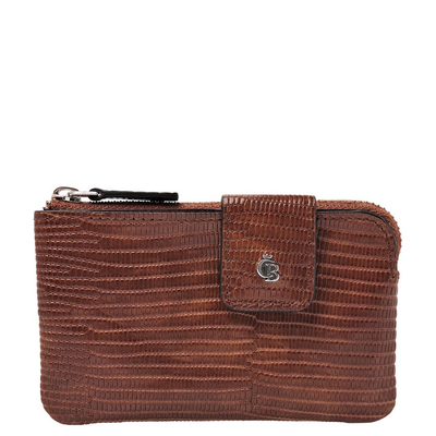 Castelijn & Beerens Donna Creditcard Schlüsseletui RFID cognac