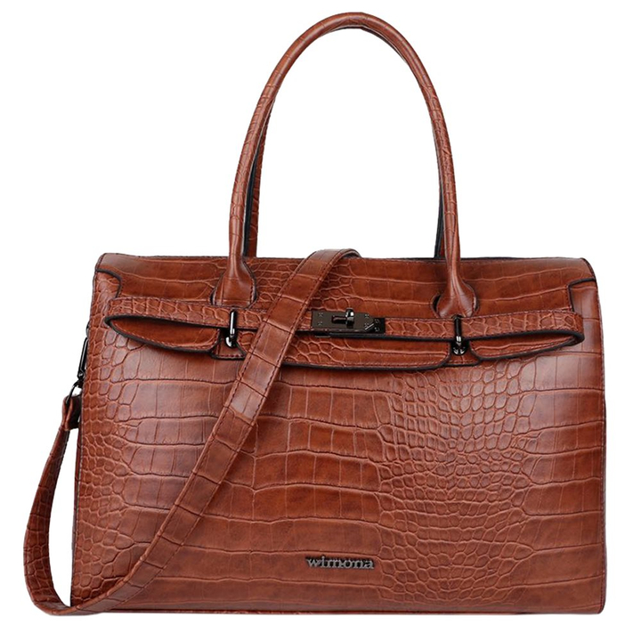 Wimona Sofia Dames Laptoptas cognac