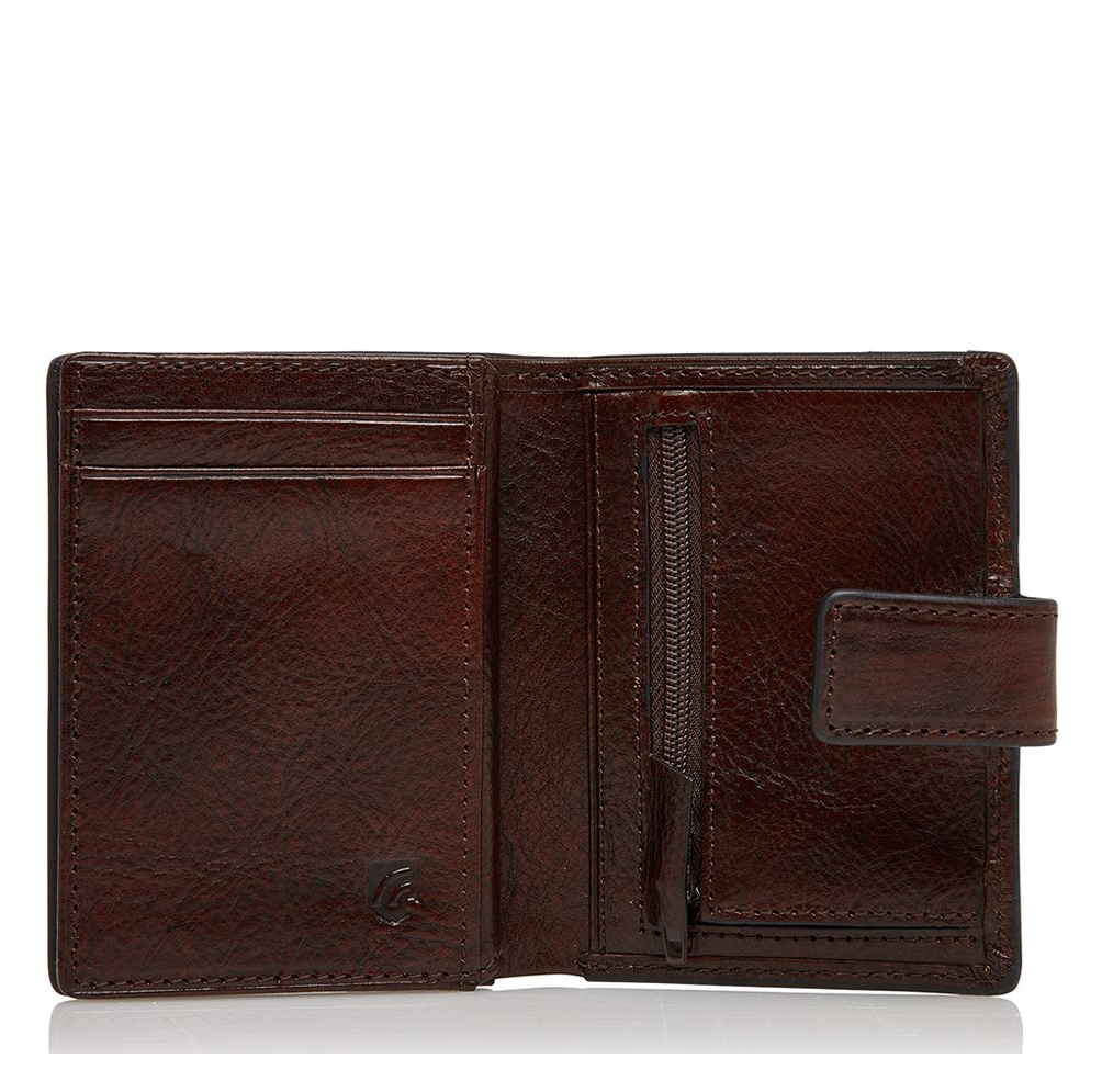 Castelijn & Beerens Rien RFID Mini Wallet 10cc cognac