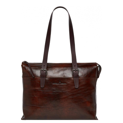 Castelijn & Beerens Rien Laptop Schoudertas 15.4'' RFID cognac