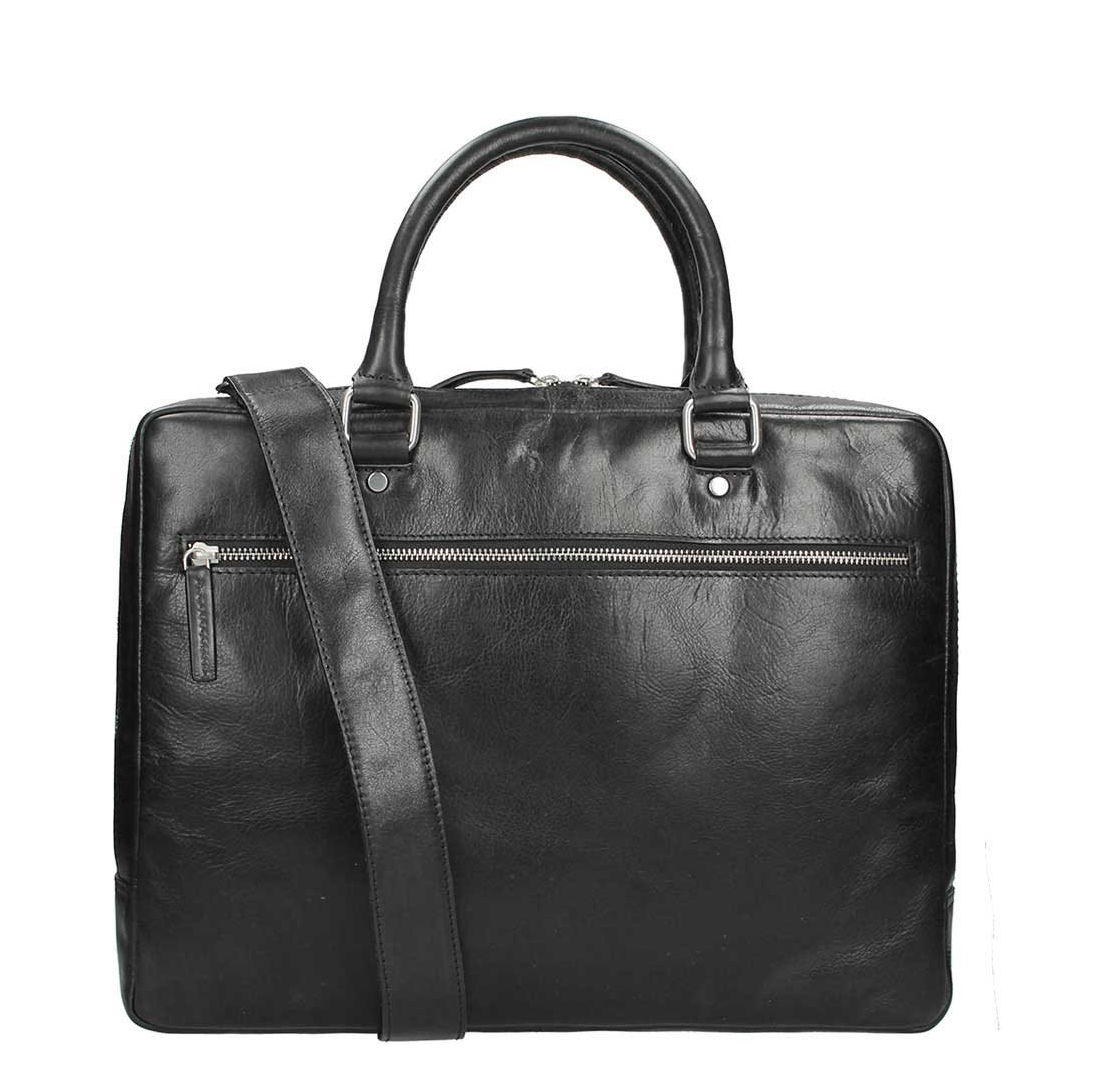 Leonhard Heyden Cambridge 1 Compartment Briefcase S black