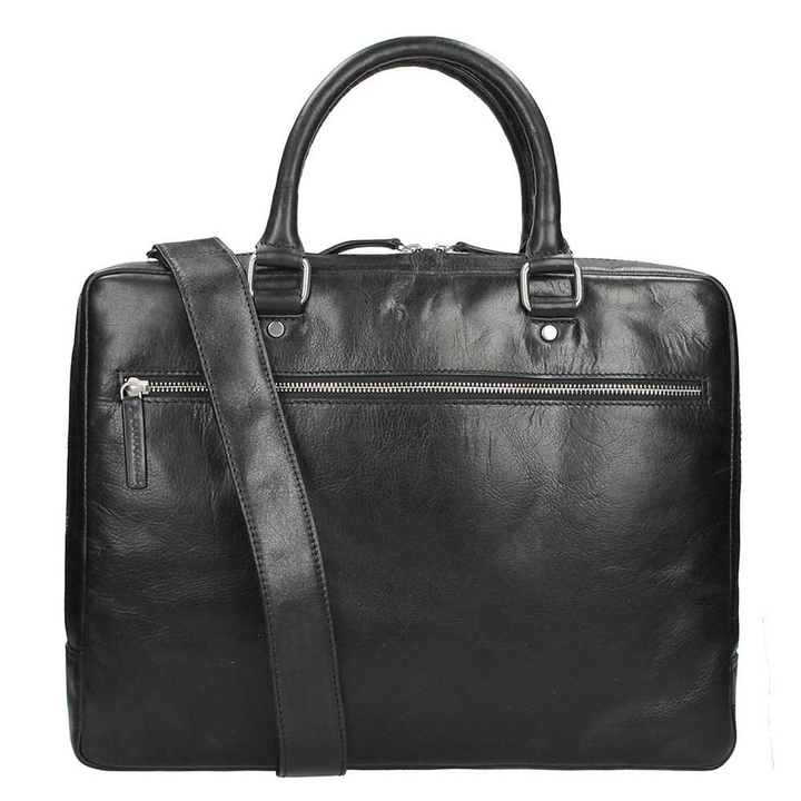 Leonhard Heyden Cambridge 1 Compartment Briefcase S black