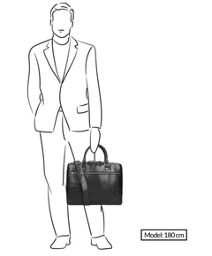 Leonhard Heyden Cambridge 1 Compartment Briefcase S black