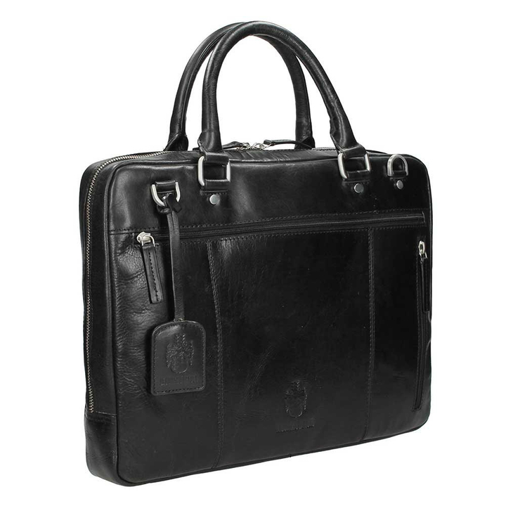 Leonhard Heyden Cambridge 1 Compartment Briefcase S black