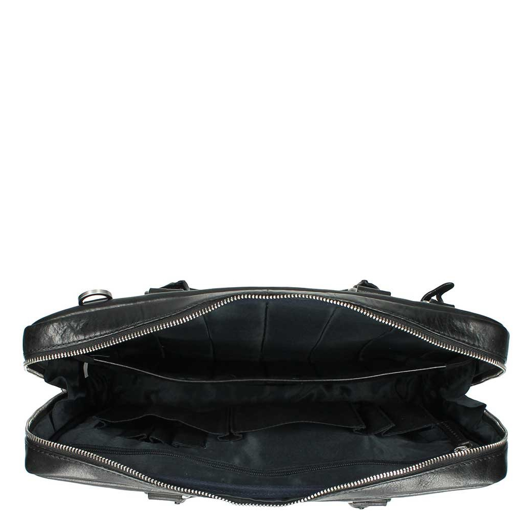 Leonhard Heyden Cambridge 1 Compartment Briefcase S black