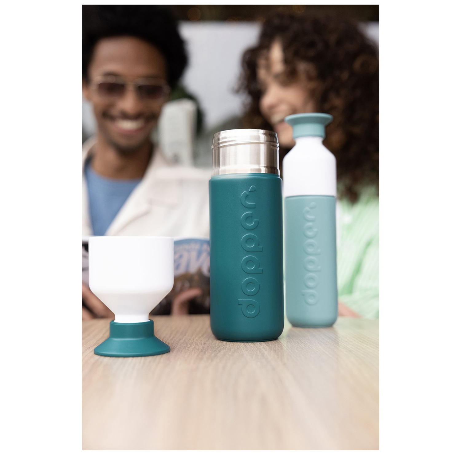 Dopper Insulated Drinkfles 350 ml bottlenose blue