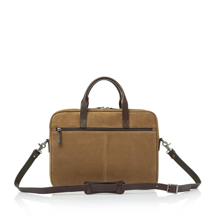 Castelijn & Beerens Veneto Nubuck Laptopbag 15.6" taupe