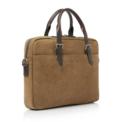 Castelijn & Beerens Veneto Nubuck Laptopbag 15.6" taupe