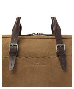 Castelijn & Beerens Veneto Nubuck Laptopbag 15.6" taupe
