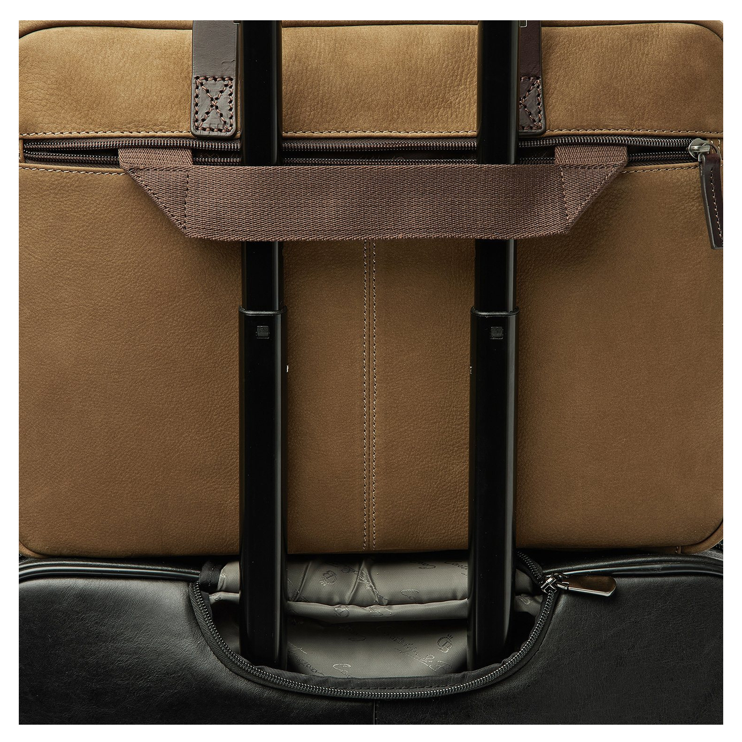 Castelijn & Beerens Veneto Nubuck Laptopbag 15.6" taupe