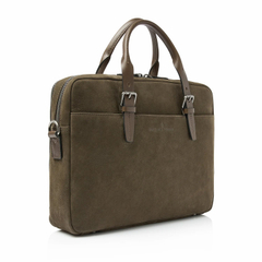 Castelijn & Beerens Nubuck Laptopbag 15.6" RFID green