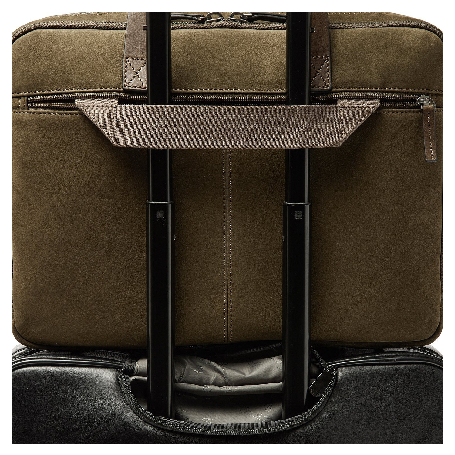 Castelijn & Beerens Nubuck Laptopbag 15.6" RFID green