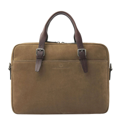 Castelijn & Beerens Veneto Nubuck Laptopbag 15.6" taupe