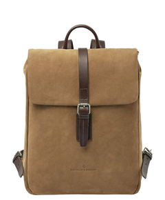 Castelijn & Beerens Veneto Nubuck Laptop Backpack 15.6" taupe