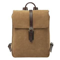 Castelijn & Beerens Veneto Nubuck Laptop Backpack 15.6" taupe