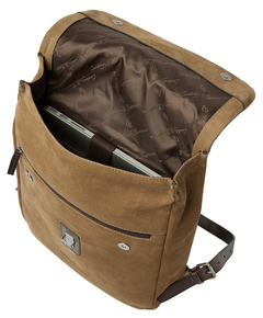 Castelijn & Beerens Veneto Nubuck Laptop Backpack 15.6" taupe