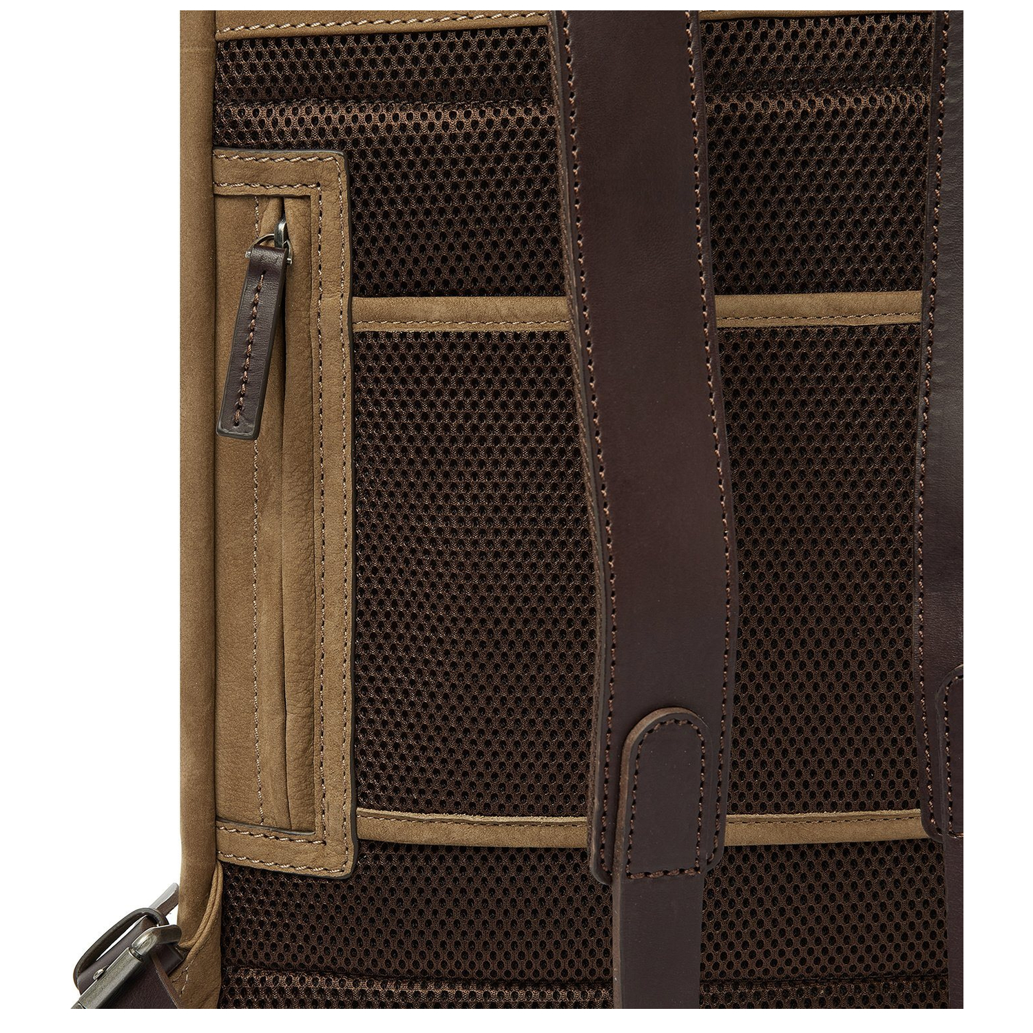 Castelijn & Beerens Veneto Nubuck Laptop Backpack 15.6" taupe