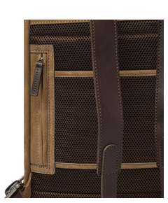 Castelijn & Beerens Veneto Nubuck Laptop Backpack 15.6" taupe