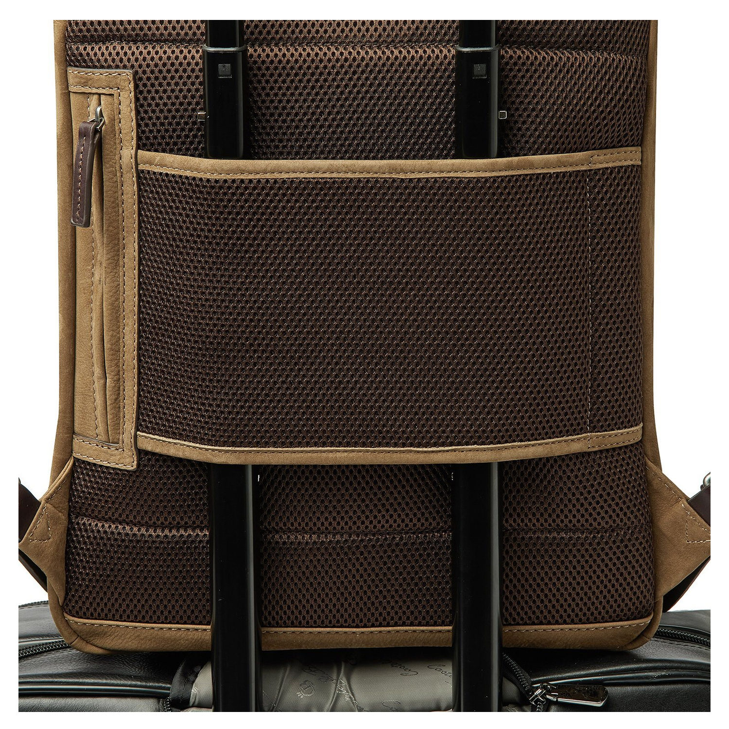 Castelijn & Beerens Veneto Nubuck Laptop Backpack 15.6" taupe