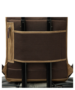 Castelijn & Beerens Veneto Nubuck Laptop Backpack 15.6" taupe