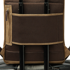 Castelijn & Beerens Veneto Nubuck Laptop Backpack 15.6" taupe