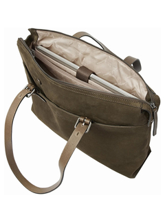 Castelijn & Beerens Nubuck Laptopbag 15.6" RFID green