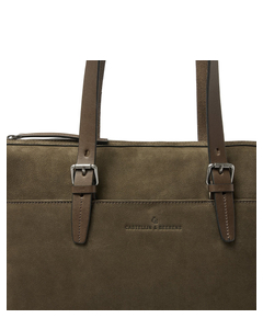 Castelijn & Beerens Nubuck Laptopbag 15.6" RFID green