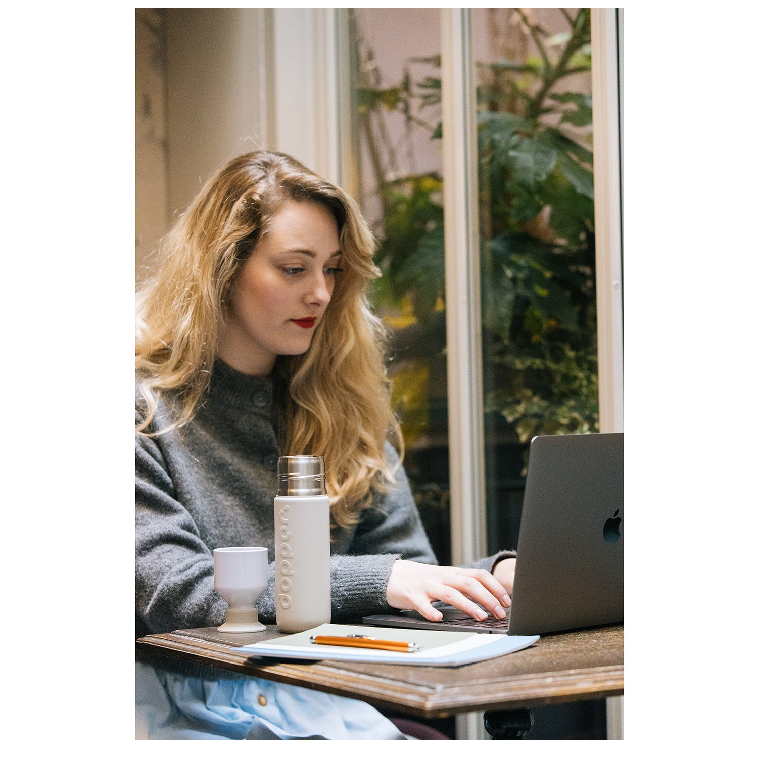 Dopper Insulated Bottle 350 ml gentle grey