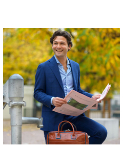 Mutsaers The Sleeve Plus 15.6" dark brown