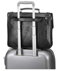 Leonhard Heyden Roma Briefcase 2 Compartments brown