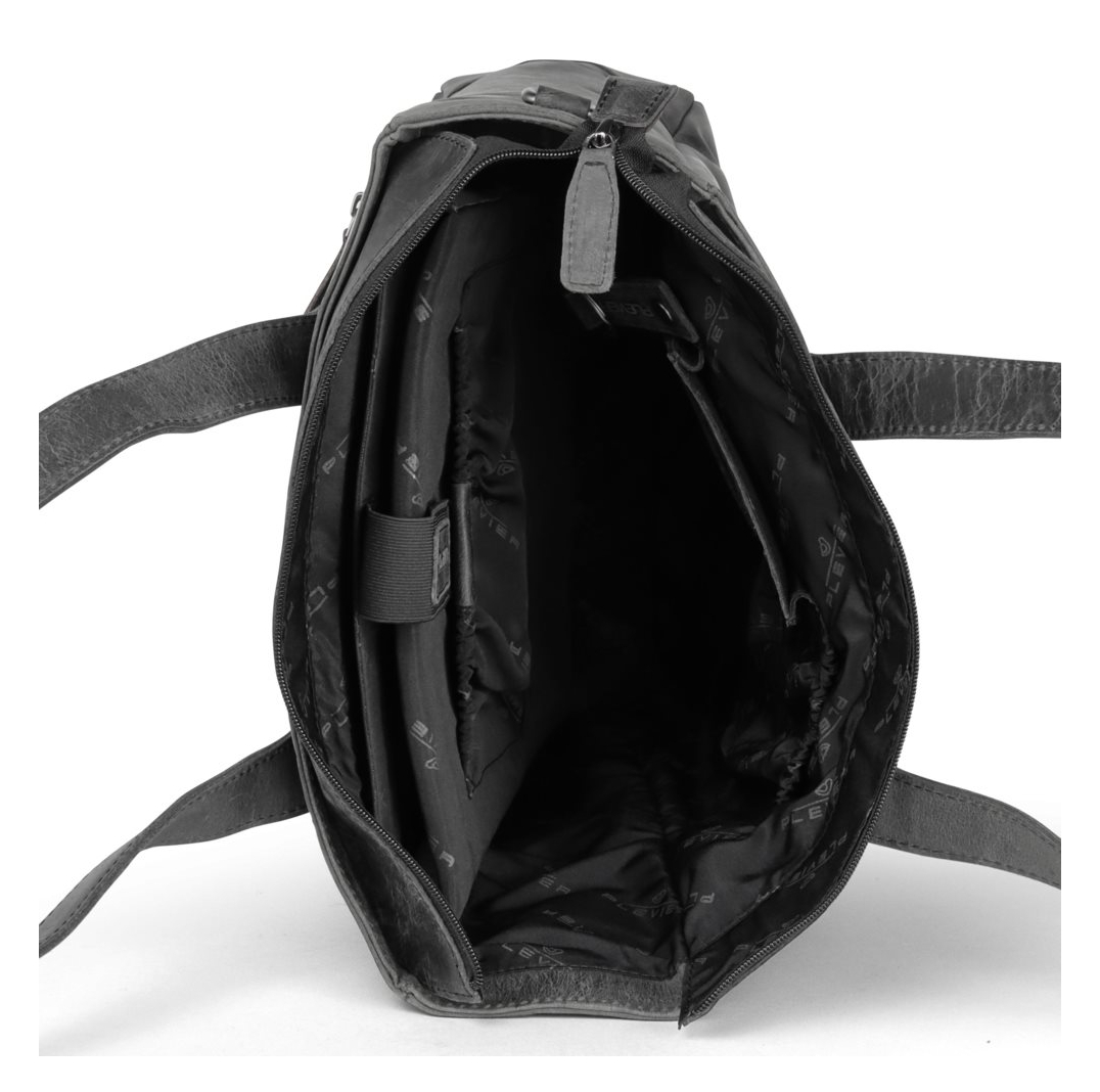 Plevier Retro Jackson Shopper schwarz