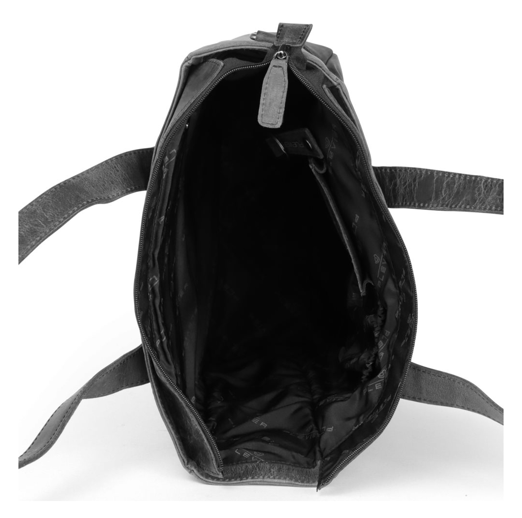 Plevier Retro Jackson Shopper schwarz