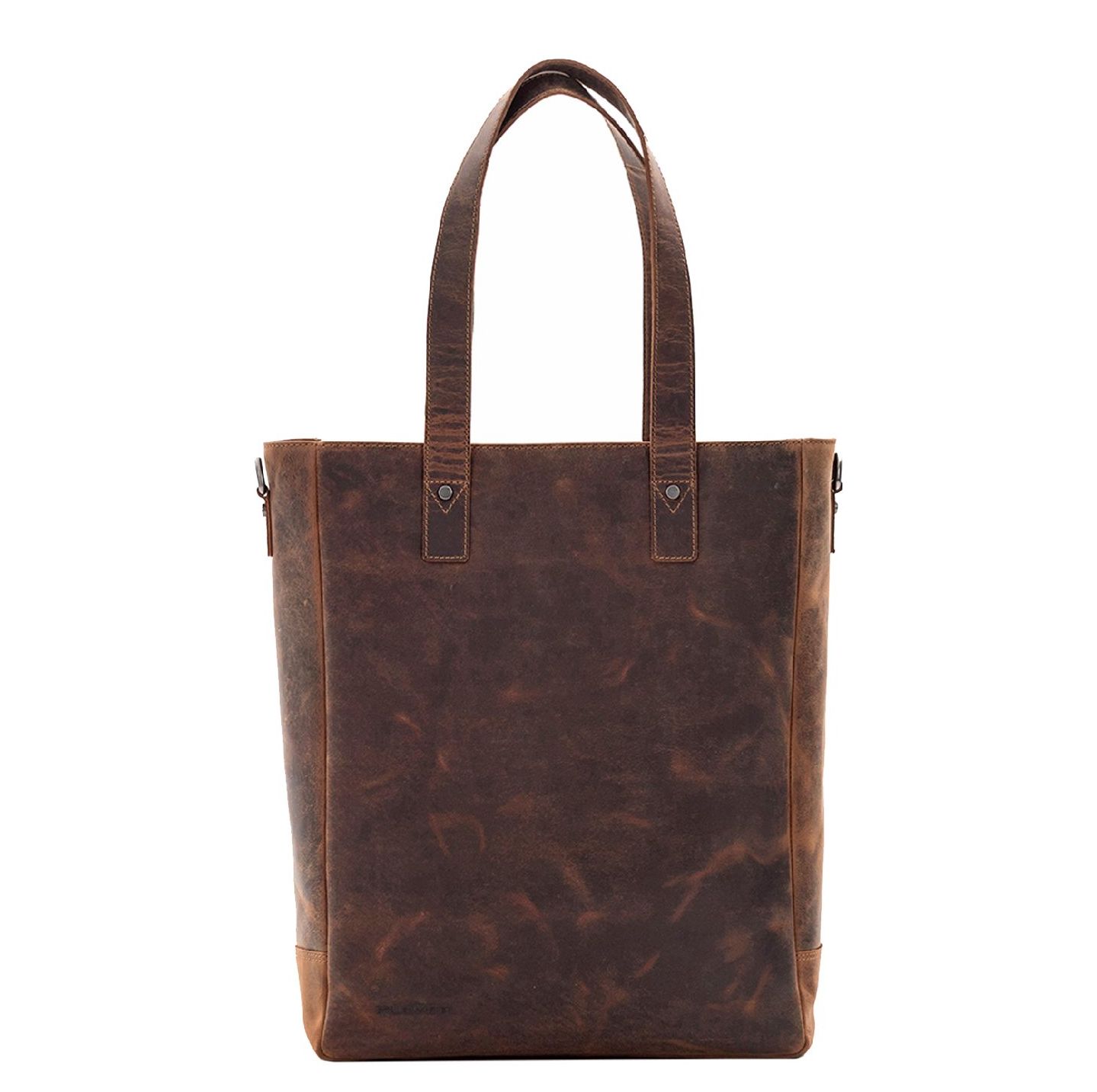 Plevier Retro Jackson Shopper 15.6" bruin schoudertas heren