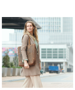 Plevier Retro Jackson Shopper braun