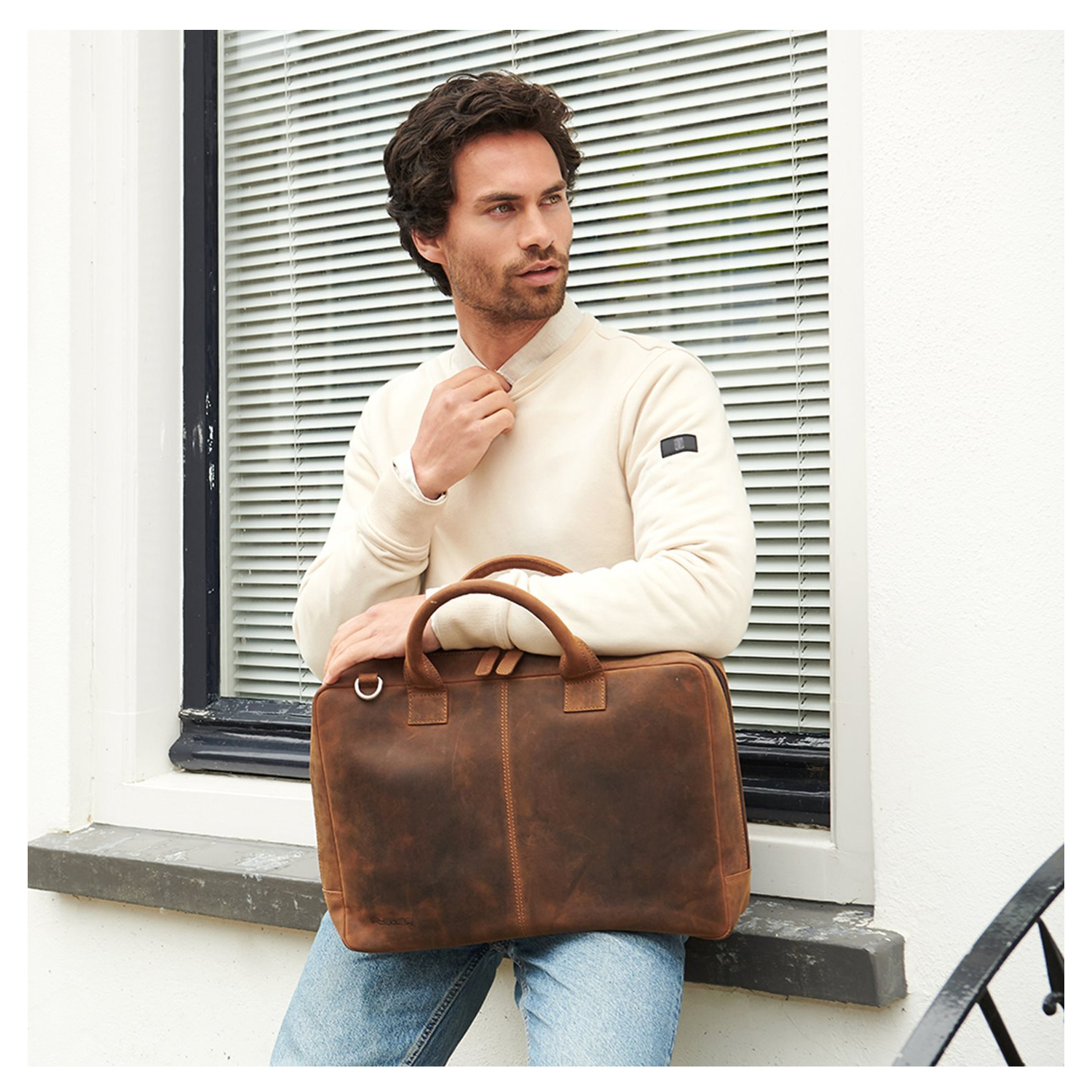 Plevier Hunter Laptoptasche 17,3" braun