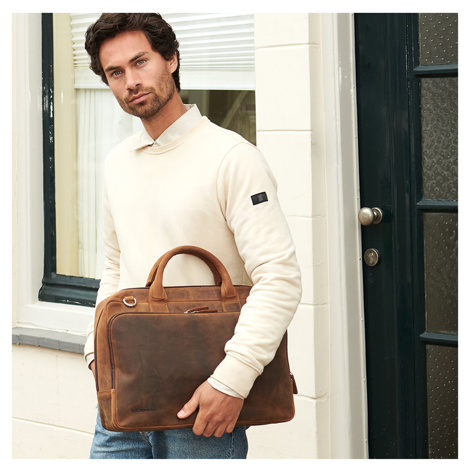 Plevier Hunter Laptoptasche 15,6" braun