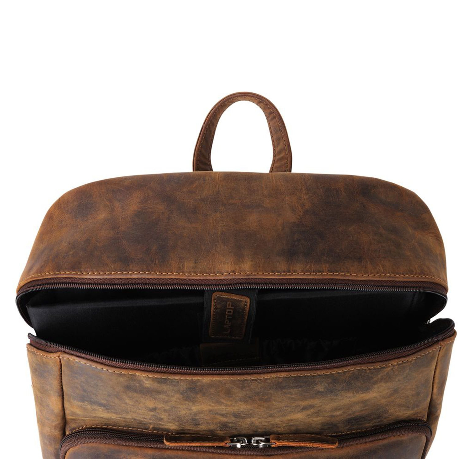 Plevier Hertz Laptop Rucksack 15,6" braun