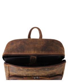 Plevier Hertz Laptop Rucksack 15,6" braun